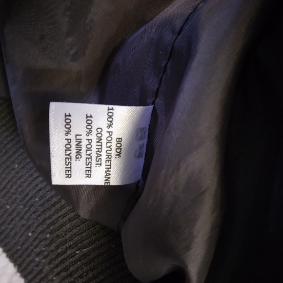 Vanity Women's Faux Leather Hooded Vest, size Large - Picture 7 of 9